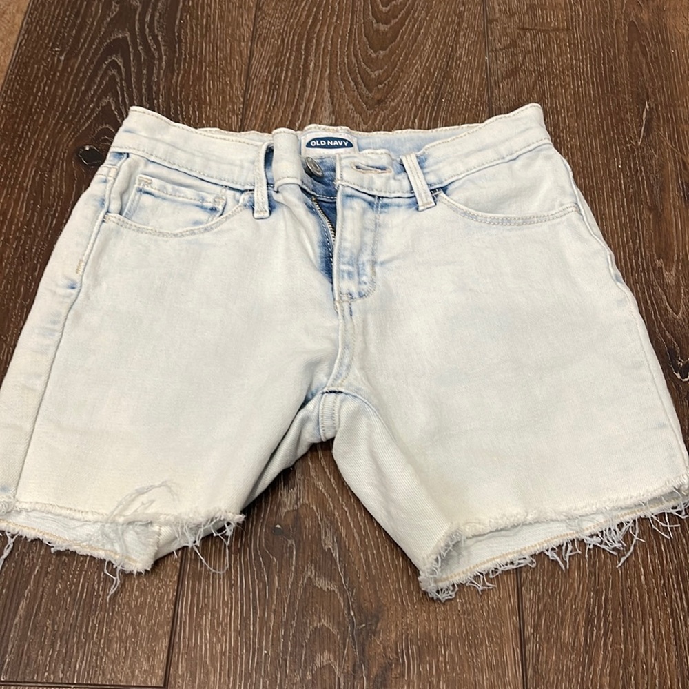 Girls whitewash denim